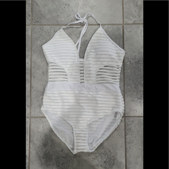 One Piece Swimsuit Set Sexy Halter Monokini Bathin - Picture 6 of 7